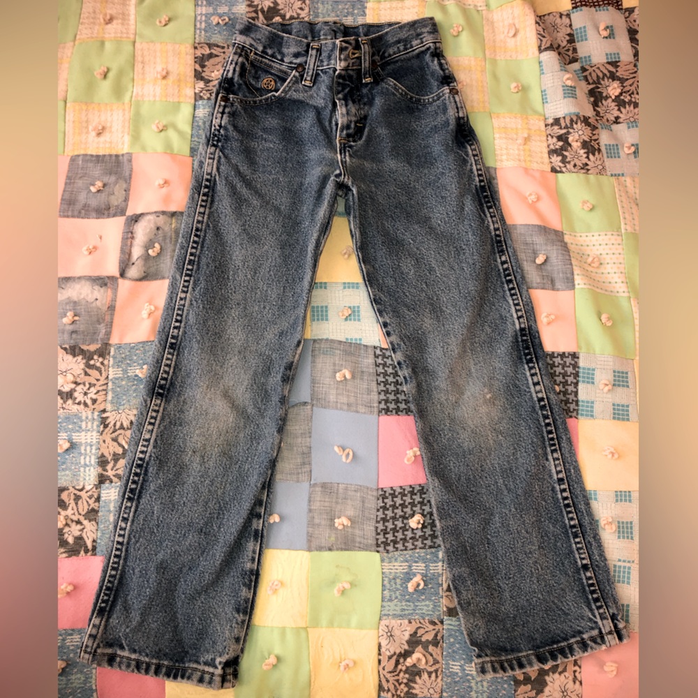 Used Kids Wrangler Jeans Size 8 slim